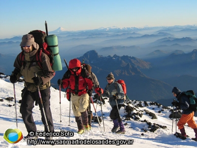 Foto Ascenso al Lanín (Federico Soto)