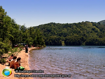 Panorámica 180º Lago Falkner (Santiago Gaudio)