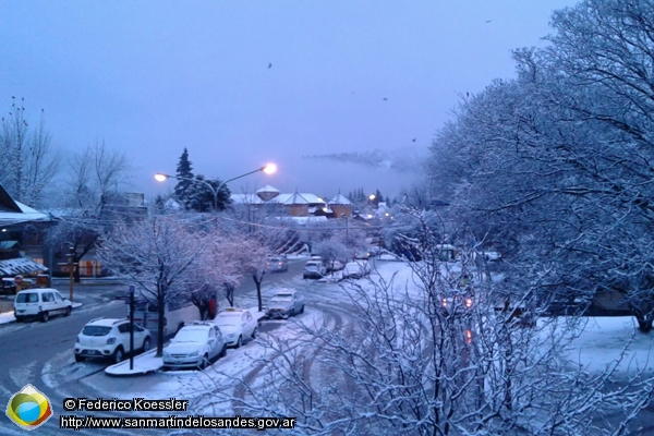 Foto Hoy, nieve en la ciudad (Federico Koessler)