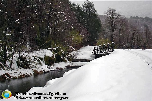 Foto Camino invernal (Lahuen-co,Termas de Epulafquen)