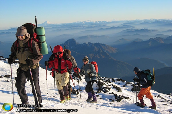 Foto Ascenso al Lanín (Federico Soto)