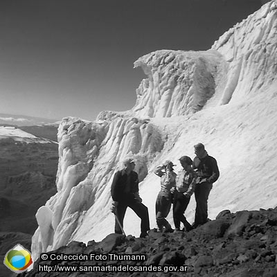 Foto Ascensión al Volcán Lanín (Colección Foto Thumann)