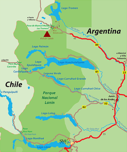 Lago Tromen y Volcán Lanín Lago Tromen y Volcán Lanín