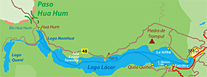 Navegación al Lago Lácar y Nonthué Navegación al Lago Lácar y Nonthué