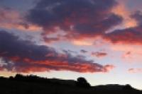 Panorámica 180º Atardecer en el Huechulafquen (Guillermo Tosi)