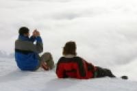 Foto Nieve y nubes (Santiago Gaudio)